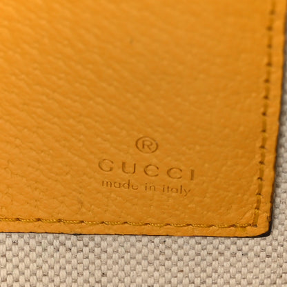Gucci GG Supreme Monogram Neo Vintage Zip Wristlet Pouch Beige New Acero Crop 6 of 6