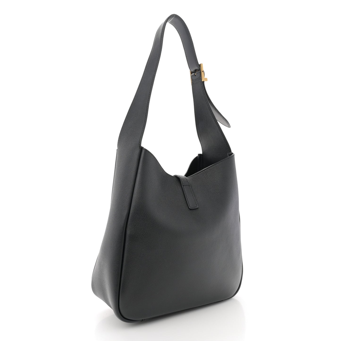 Smooth Calfskin Small Le 5 A 7 Soft Hobo Black