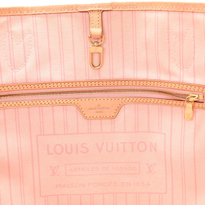 Louis Vuitton Damier Azur Neo Neverfull GM Rose Ballerine 6 of 12