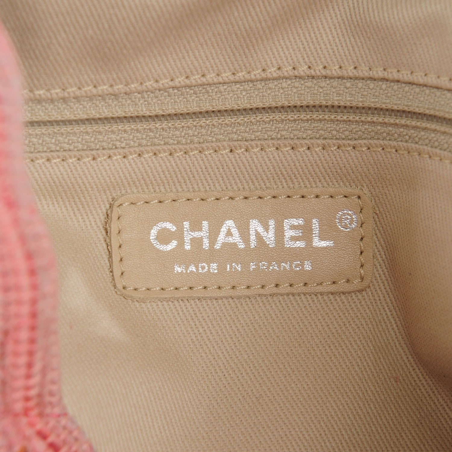 Chanel Tweed Quilted Saint Tropez Tote Pink 6 of 9