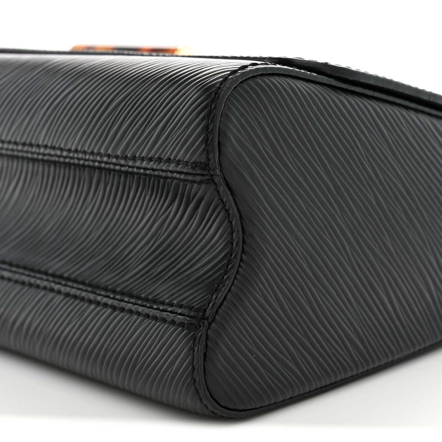 Louis Vuitton Epi Tortoiseshell Twist Shoulder Bag MM Black 10 of 12