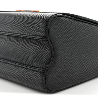 Louis Vuitton Epi Tortoiseshell Twist Shoulder Bag MM Black 10 of 12