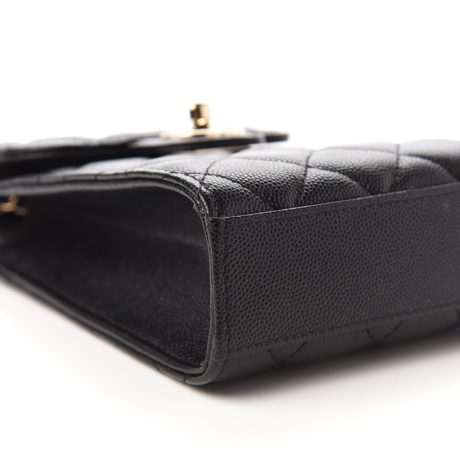 Chanel Caviar Quilted Classic Phone Holder Black 6 of 12