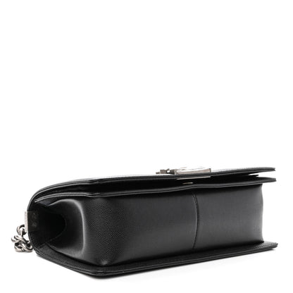Chanel Caviar Quilted Medium Boy Flap Black 4 of 10