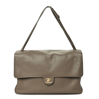 Chanel Grained Calfskin Souplissimo Maxi Flap Light Brown 1 of 10