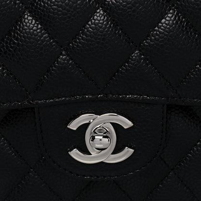 Chanel Caviar Quilted Medium Double Flap Black 8 of 12