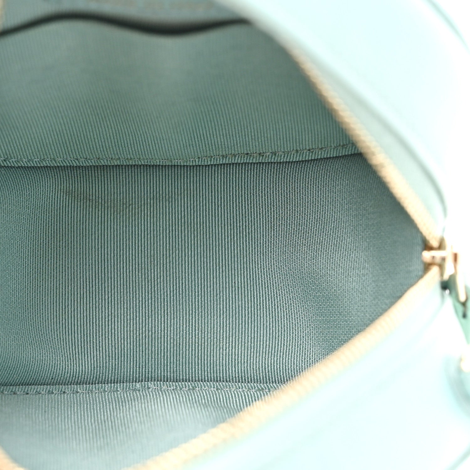 Chanel Caviar Quilted Round Clutch With Chain Light Blue 5 of 14