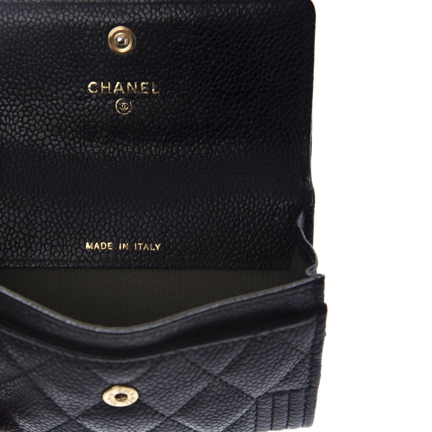 Chanel Caviar Quilted Boy Flap Card Holder Black 7 of 8