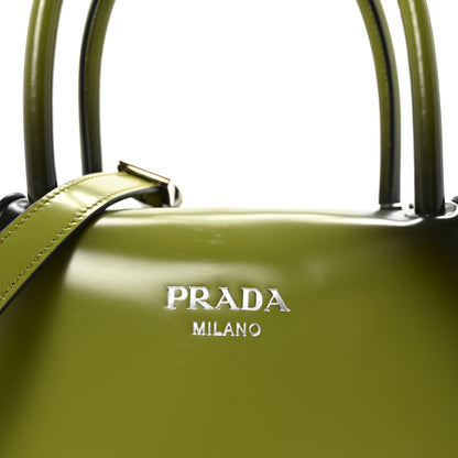 Prada Spazzolato Small Supernova Handbag Edera Sfumato 7 of 9