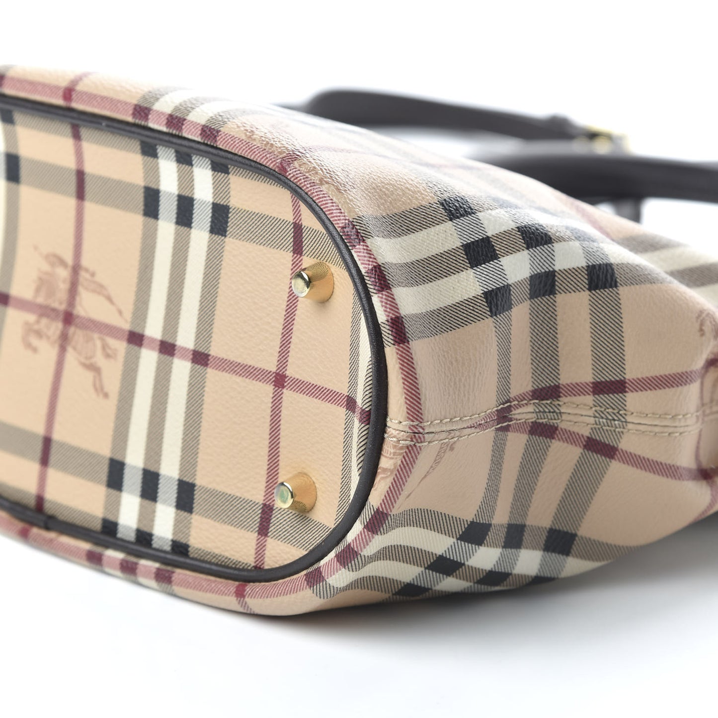 Haymarket Check Medium Tote Chocolate