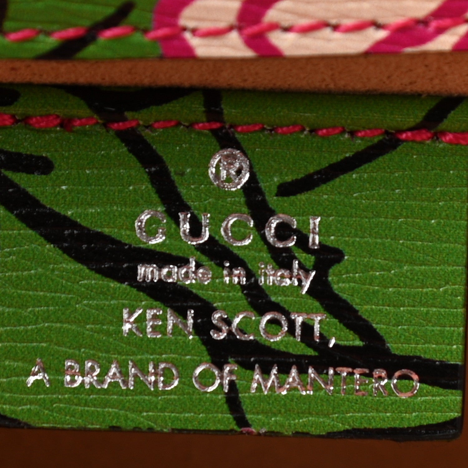 Gucci X KEN SCOTT New Shangai Calfskin Pomponica Print Small Dionysus Shoulder Bag Multicolor 6 of 10