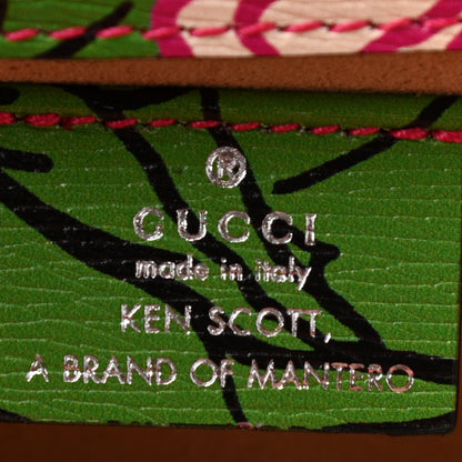 Gucci X KEN SCOTT New Shangai Calfskin Pomponica Print Small Dionysus Shoulder Bag Multicolor 6 of 10
