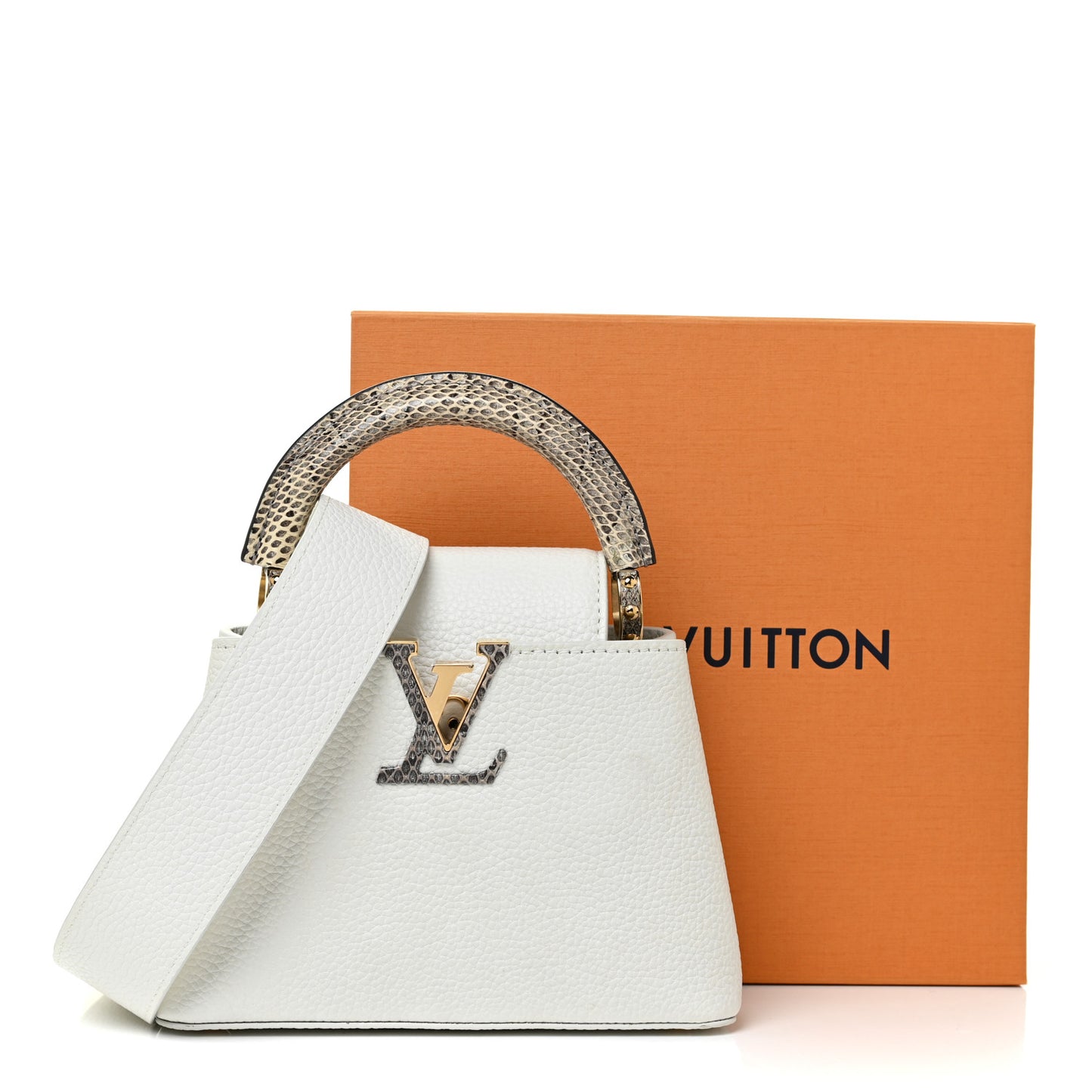 Taurillon Ayers Capucines Mini White Snow White