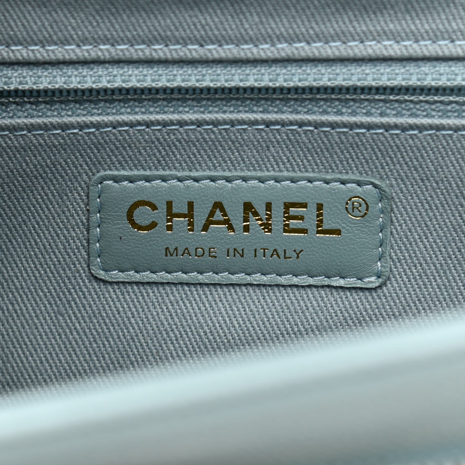 Chanel Caviar Quilted Medium Business Affinity Flap Light Blue 8 of 11