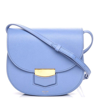 Celine Grained Calfskin Small Trotteur Porcelain 1 of 7