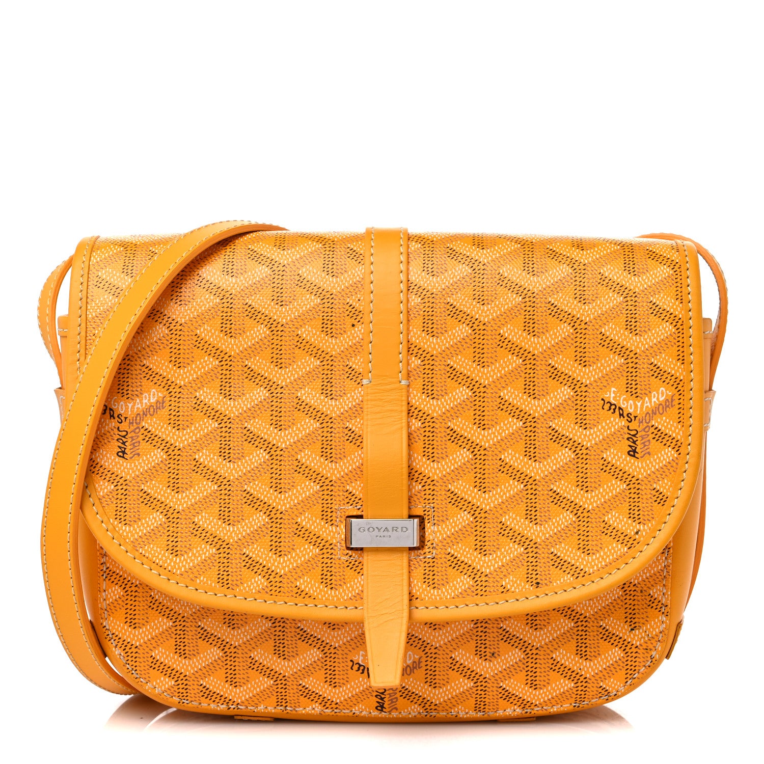 Goyard Goyardine Belvedere II PM Messenger Bag Yellow 1 of 11