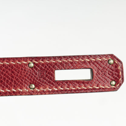 Hermes Veau Lisse Birkin 30 Rouge H 11 of 26