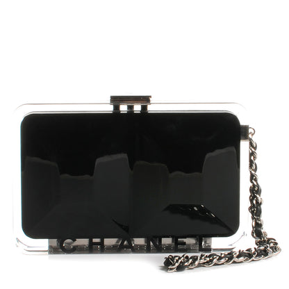 Chanel Lucite Wristlet Black Transparent 1 of 8