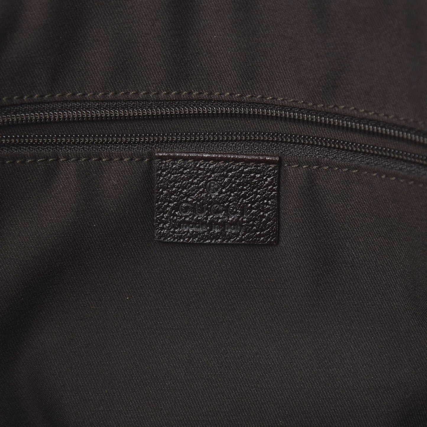 Monogram Medium Abbey Tote Dark Brown