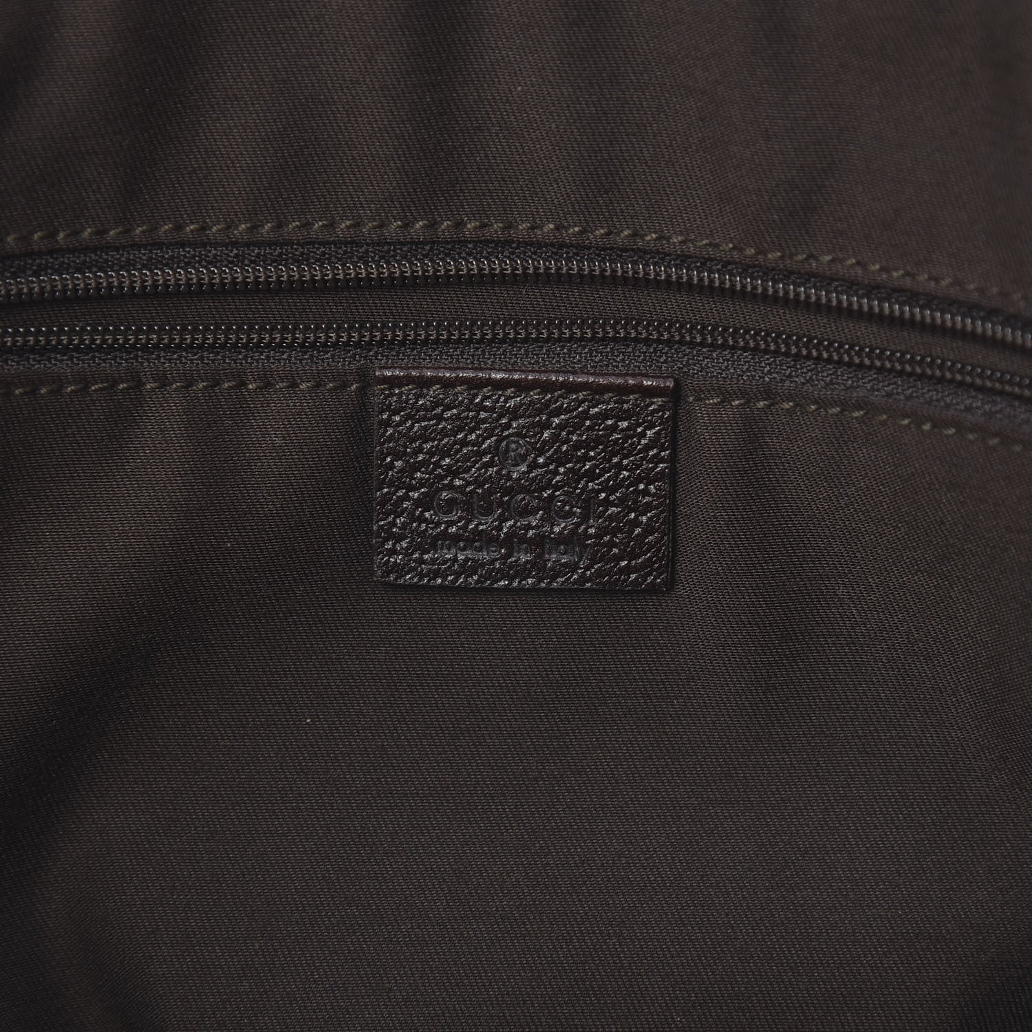 Gucci Monogram Medium Abbey Tote Dark Brown 6 of 11