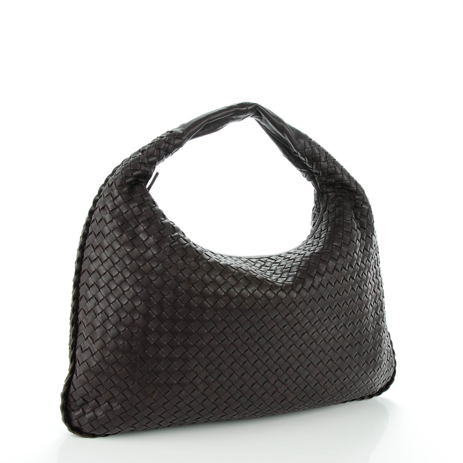 Bottega Veneta Nappa Intrecciato Large Veneta Hobo Ebano 3 of 8