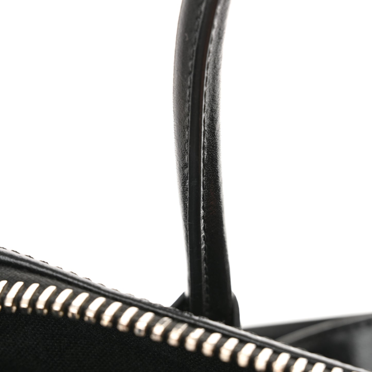 Shiny Lord Calfskin Small Antigona Black