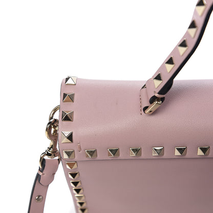 Valentino Garavani Vitello Small Rockstud Single Handle Flap Bag Cipria 7 of 10