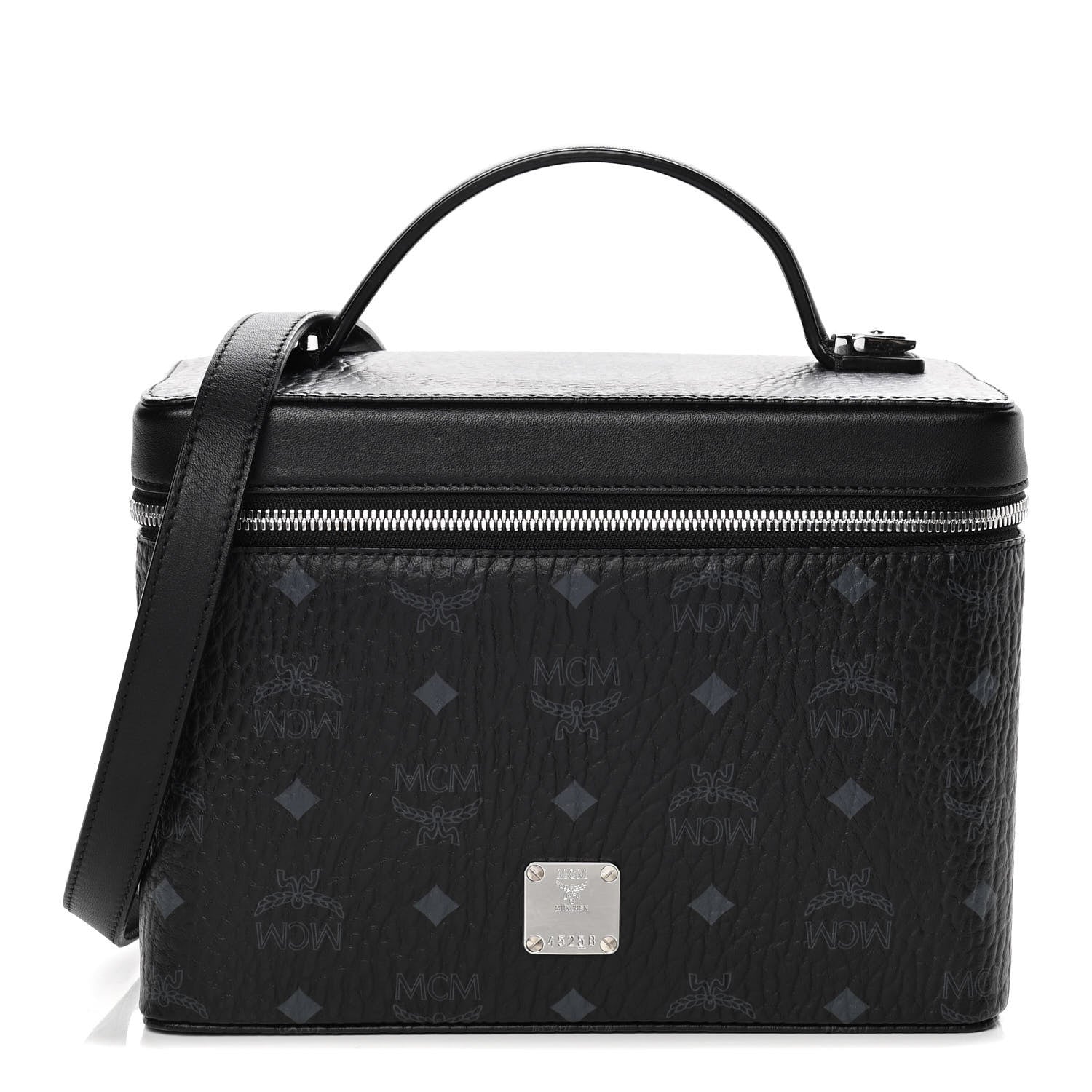MCM Visetos Medium Rockstar Vanity Case Black 1 of 7