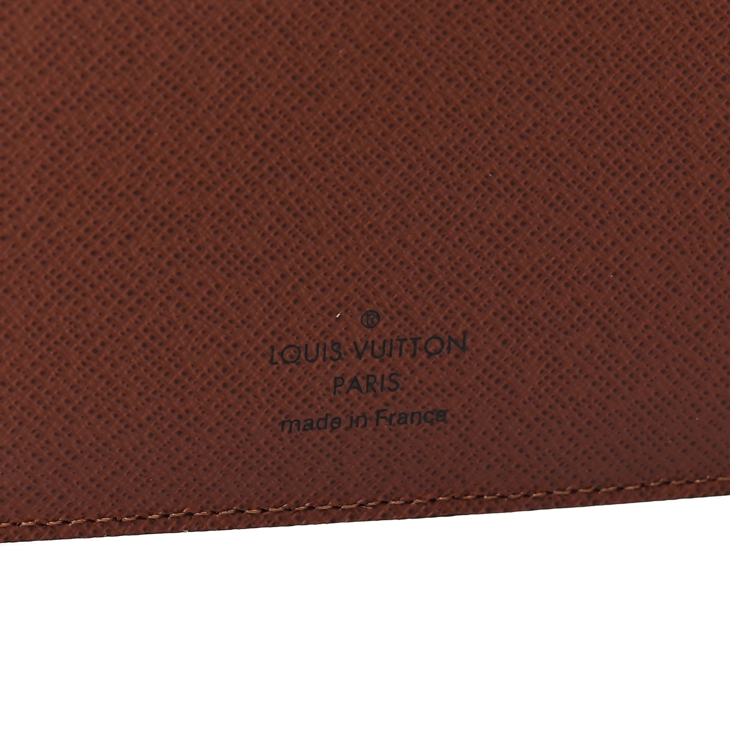 Monogram Desk Agenda Cover