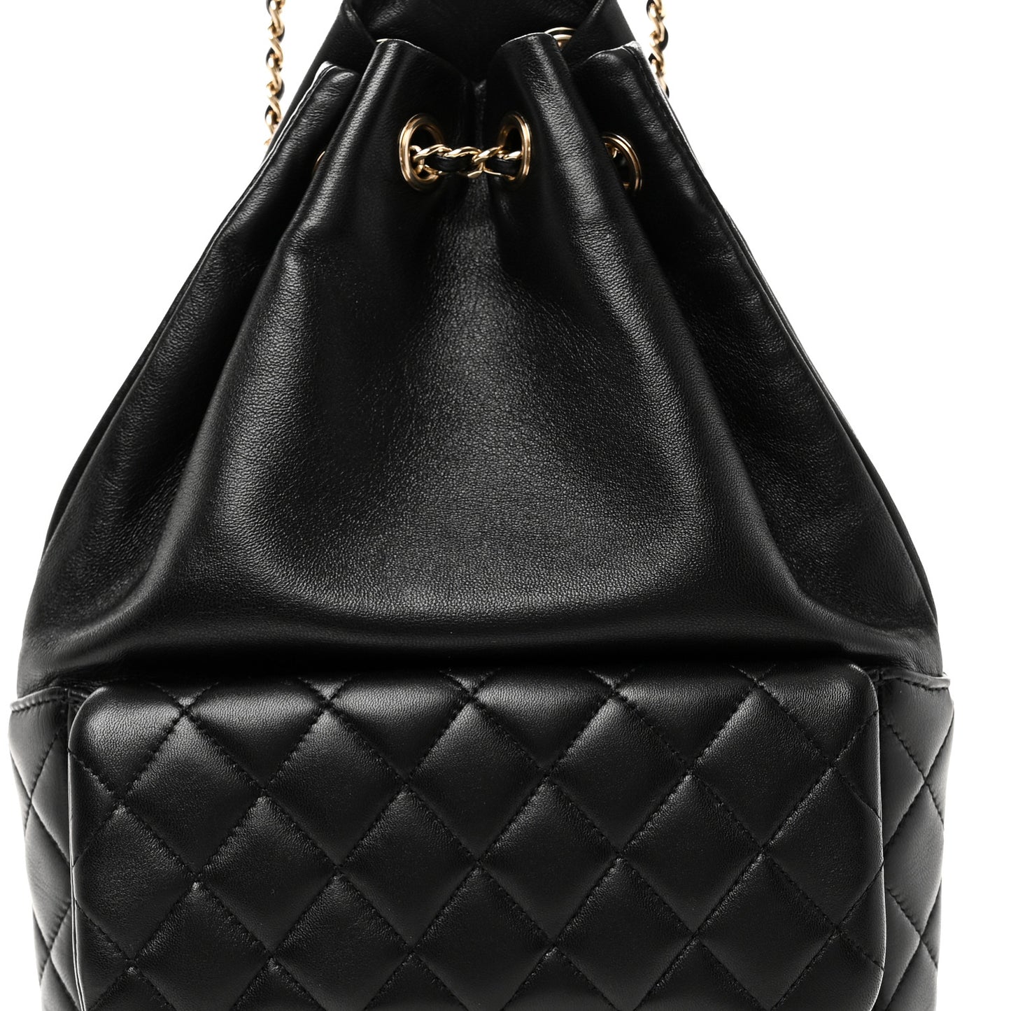 Lambskin Quilted Small In Seoul Backpack Black