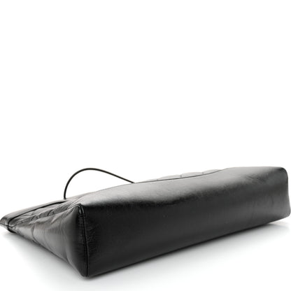 Chanel Shiny Lambskin Quilted 31 Shopping Bag Black 4 of 10