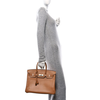 Hermes Vache Liegee Birkin 35 Naturelle 2 of 10