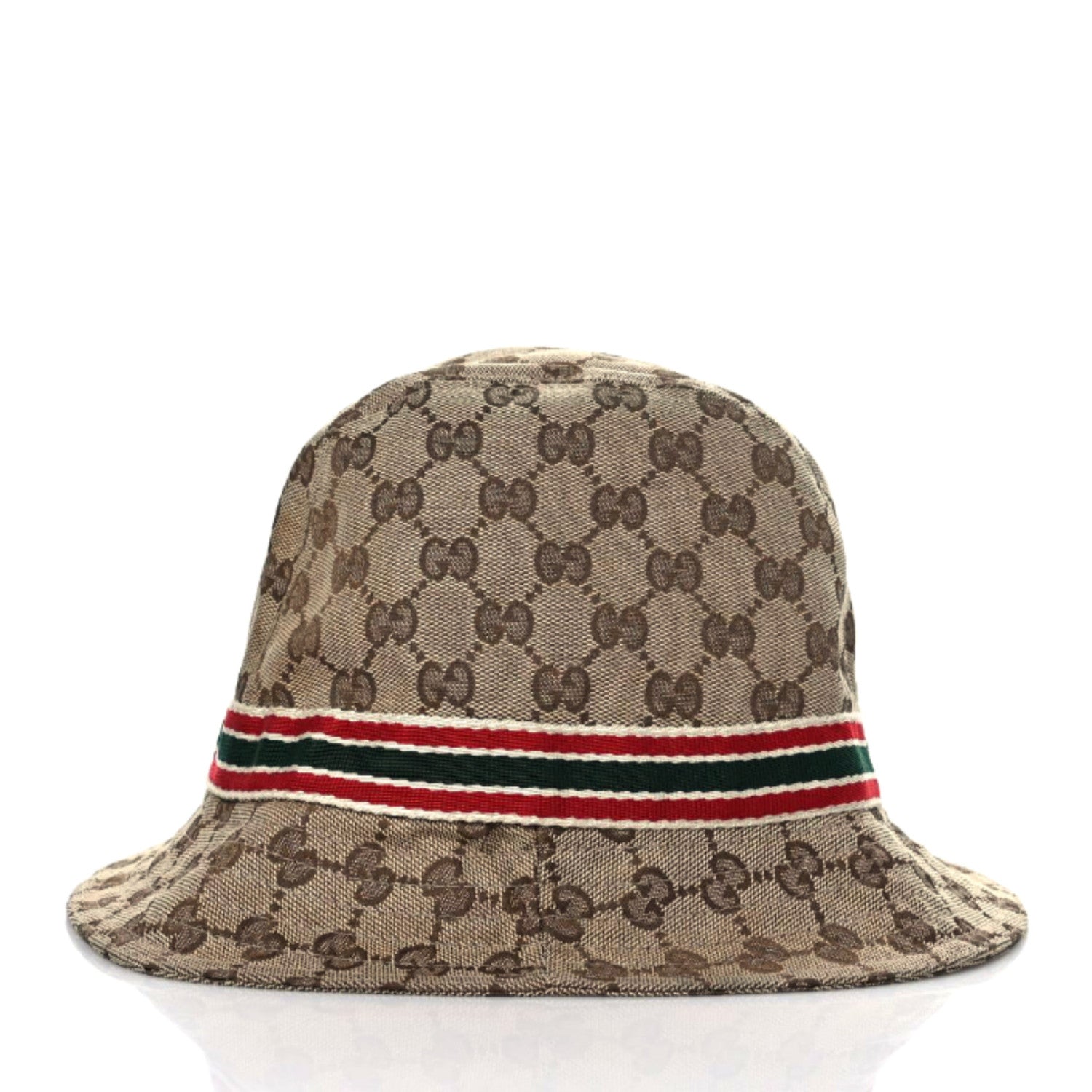 Gucci Monogram Web Bucket Hat XL Brown 4 of 7