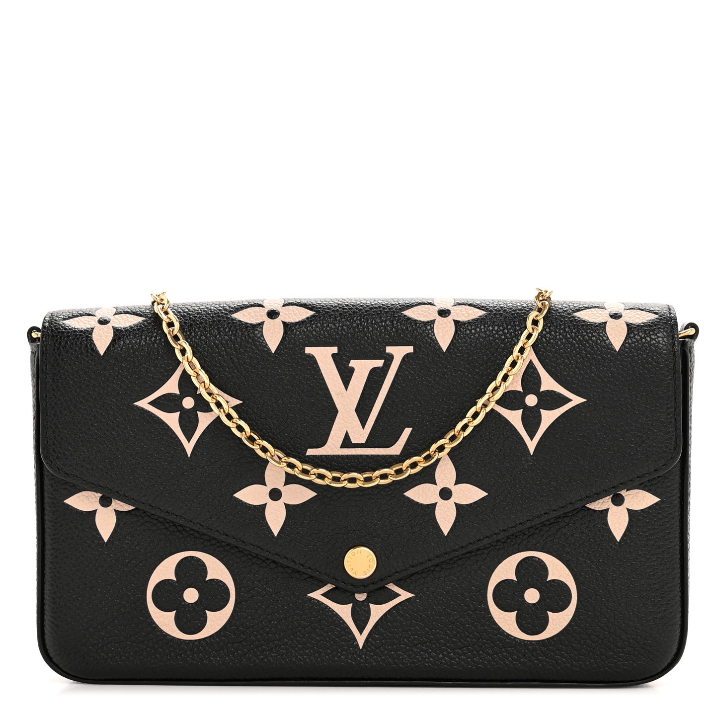 Empreinte Monogram Giant Felicie Pochette Black Beige