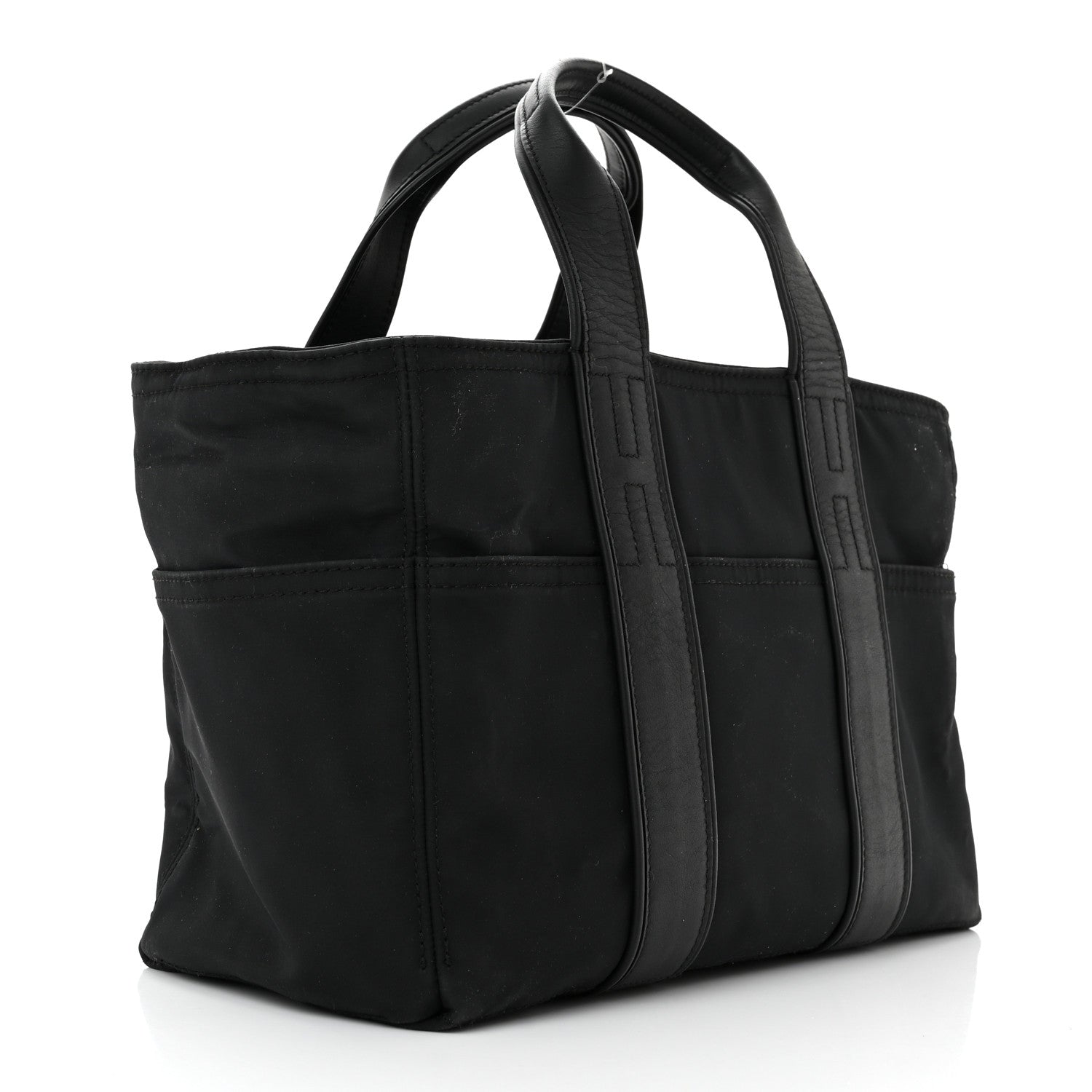 Hermes Toile Acapulco Vassus Tote Black 2 of 16
