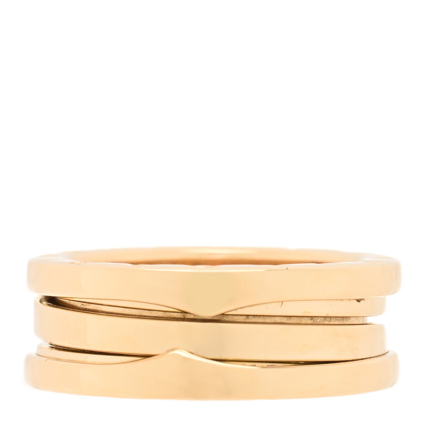 18K Yellow Gold B.Zero1 Two-Band Ring 51 5.75