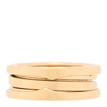 Bulgari 18K Yellow Gold B.Zero1 Two-Band Ring 51 5.75 3 of 5