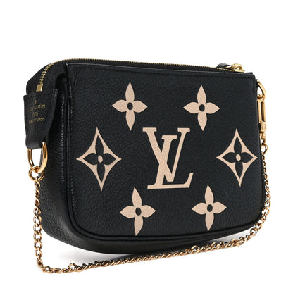 Louis Vuitton Empreinte Monogram Giant Mini Pochette Accessories Black 3 of 8