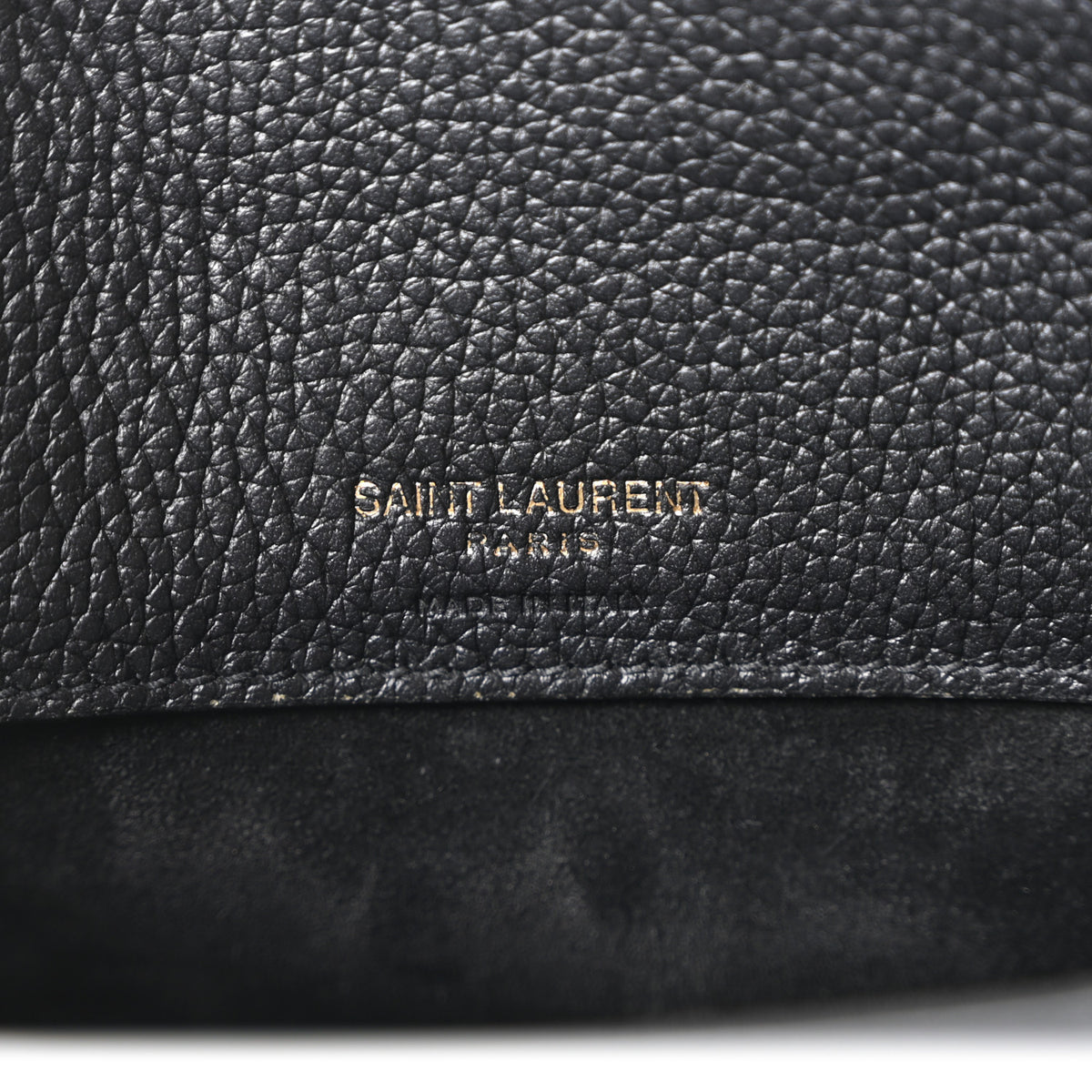 Saint Laurent Grained Calfskin Nano Supple Sac De Jour Black 5 of 9