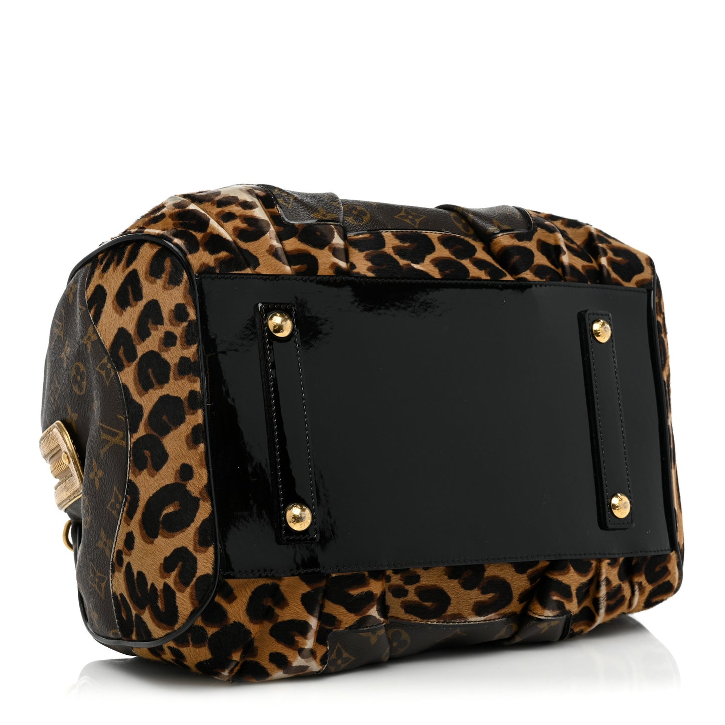 Monogram Leopard Stephen Bag