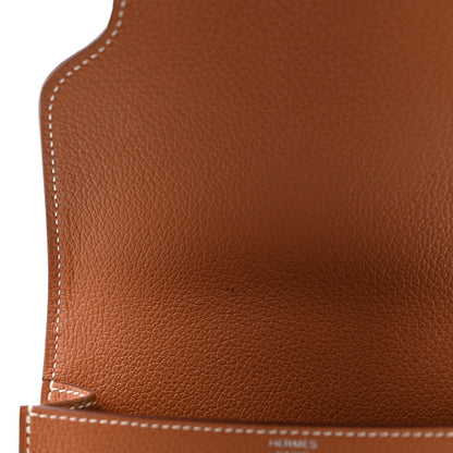 Hermes Evercolor Roulis Slim Wallet Gold 9 of 10