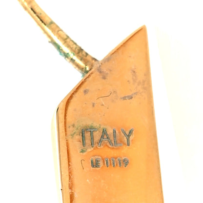 Louis Vuitton Metal Nanogram Hoop Earrings Gold 4 of 6