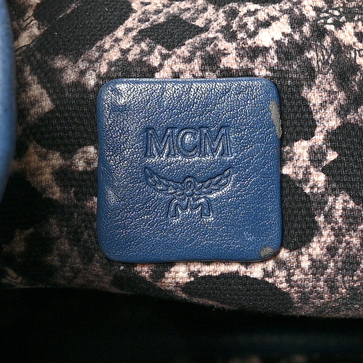 Visetos Medium Project Reversible Shopper Tote Blue