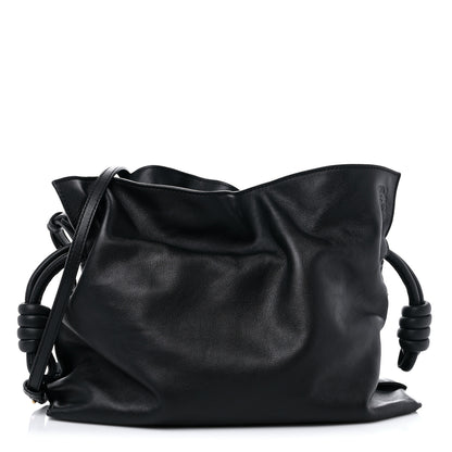 Loewe Nappa Flamenco Knot Clutch Black 1 of 8