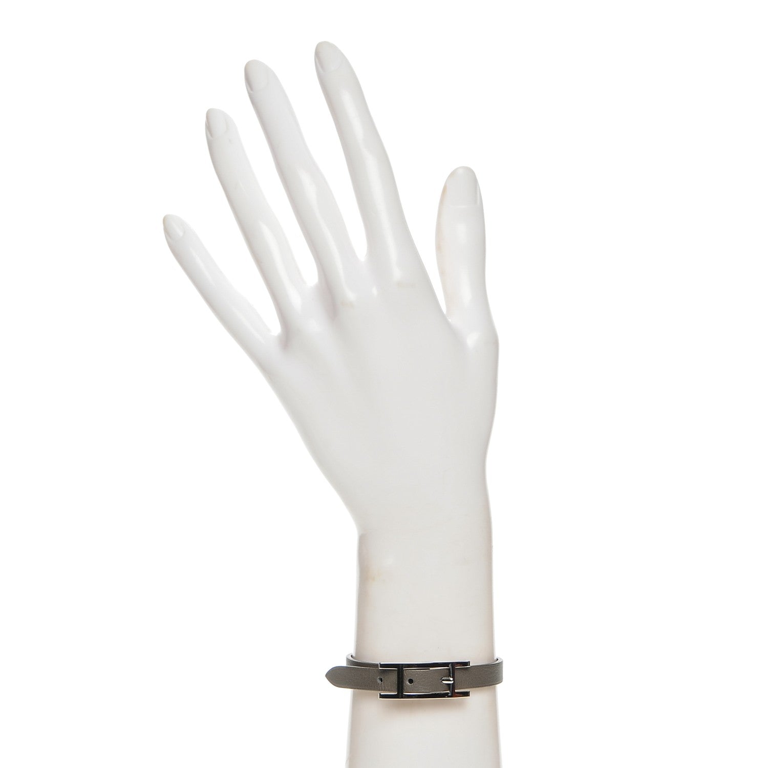 Hermes Swift Behapi Simple Tour Bracelet S Etain Bleu Agate 2 of 5