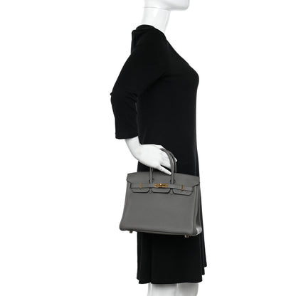 Hermes Togo Birkin 25 Gris Meyer 2 of 10