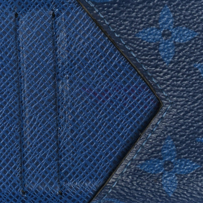 Louis Vuitton Monogram Taiga Coin Card Holder Cobalt 14 of 15