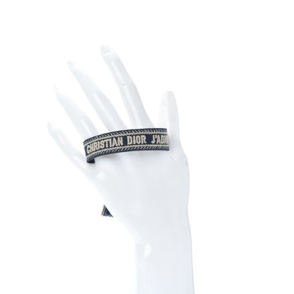 Christian Dior Woven Cotton J'Adior Friendship Bracelet Navy 2 of 3