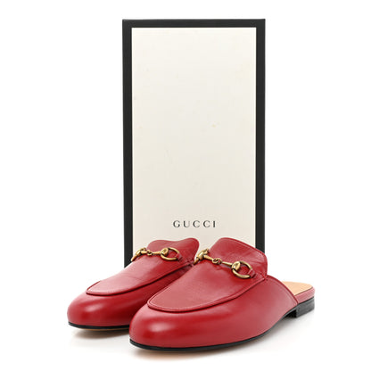 Gucci Malaga Kid Womens Princetown Slippers 36 Hibiscus Red 11 of 11