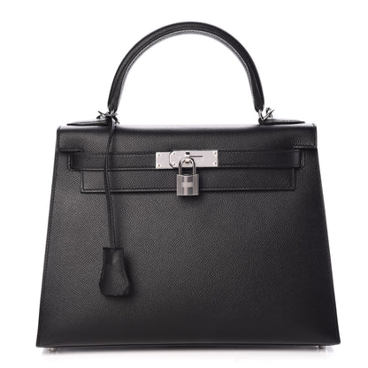 Hermes Epsom Kelly Sellier 28 Black 1 of 40